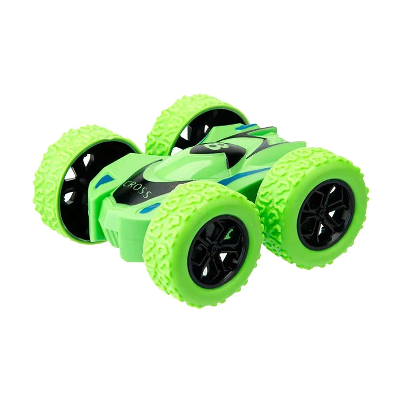 Double-sided inertia stunt rolling toy car