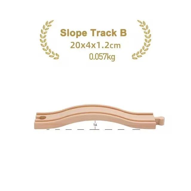 New Wooden Track Accessories Beech Wood Railway Train