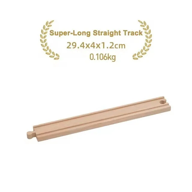 New Wooden Track Accessories Beech Wood Railway Train