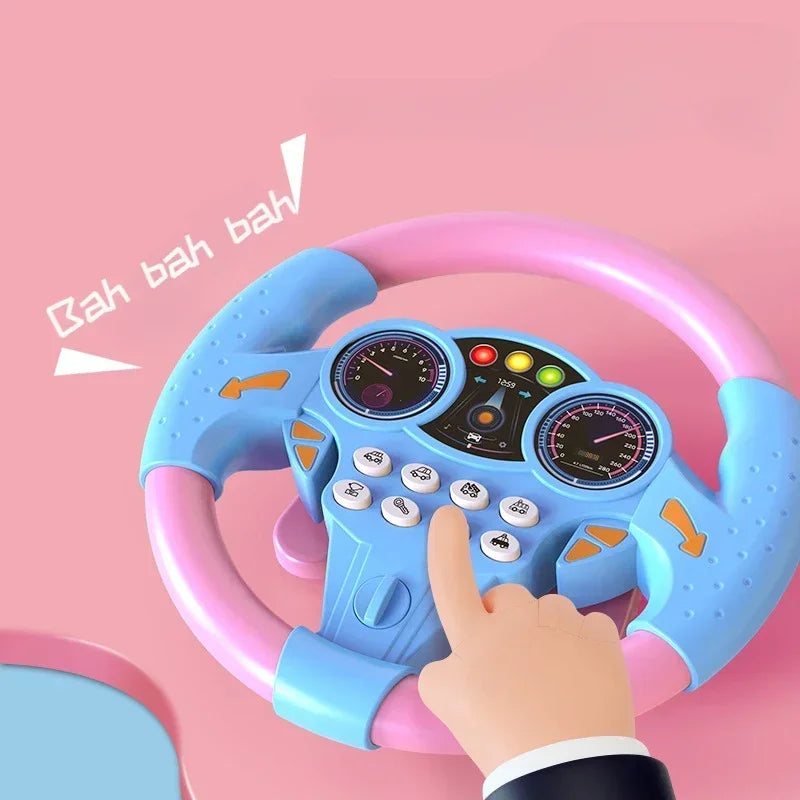 Infant Shining Simulation Steering Wheel Toys