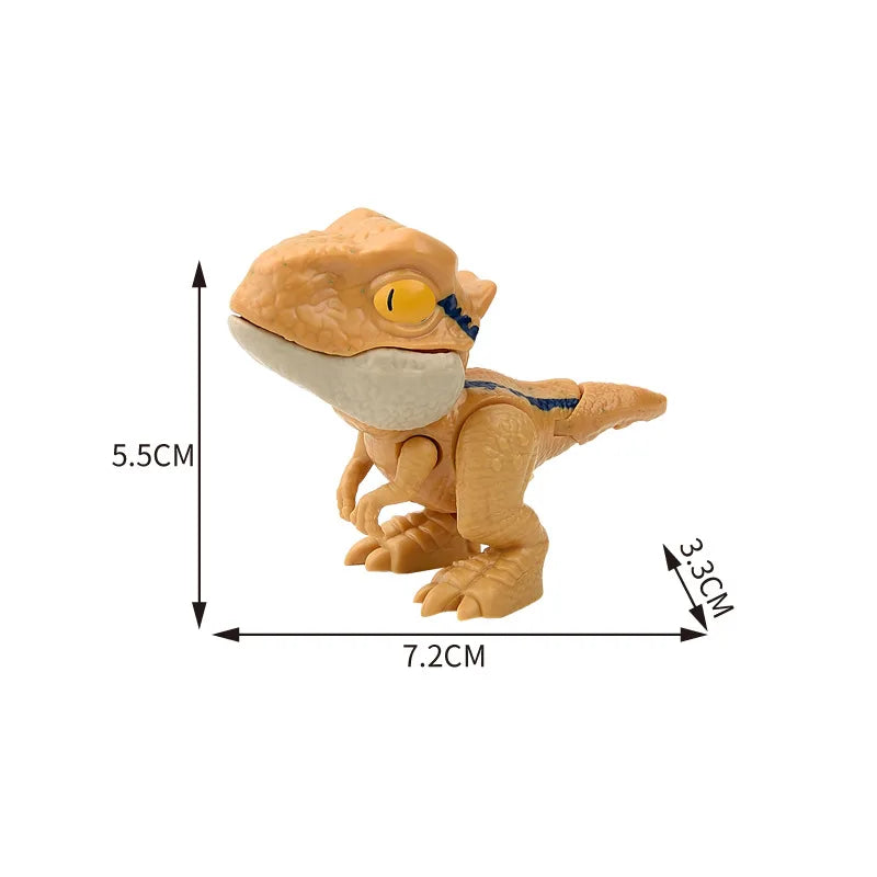 Finger-biting Dinosaur Model Toys Movable