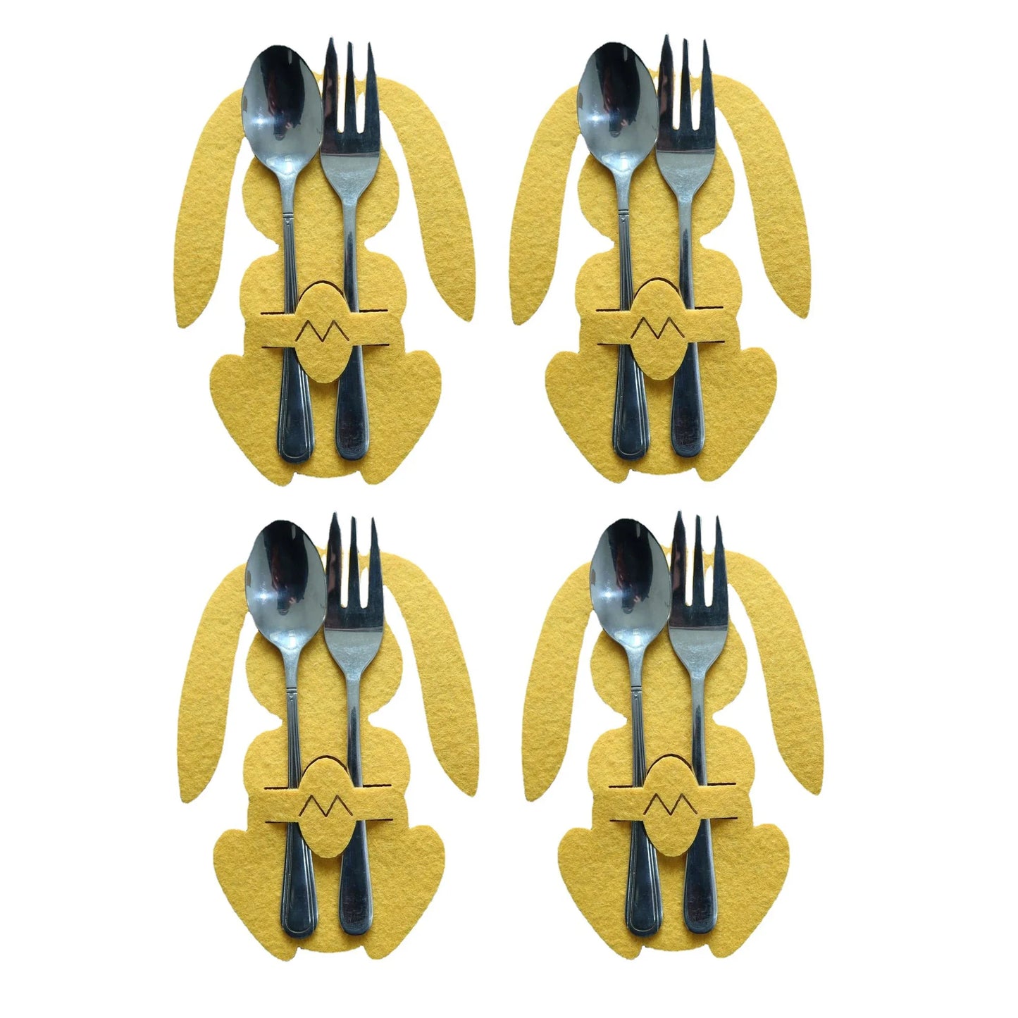 Easter Knife Fork Bags Non-woven Cartoon Sheep