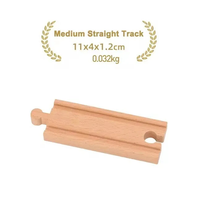 New Wooden Track Accessories Beech Wood Railway Train